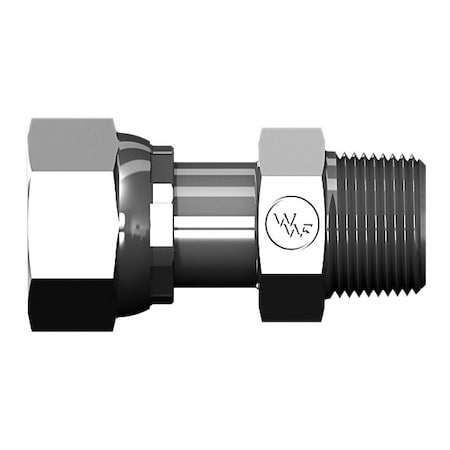 Male Pipe To Female Flat Face O-Ring Swivel Straight